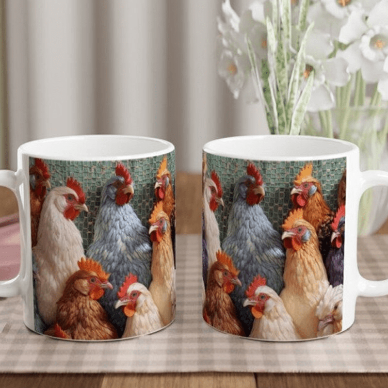 🐓Chicken Mug 🎁A good choice for Christmas gift