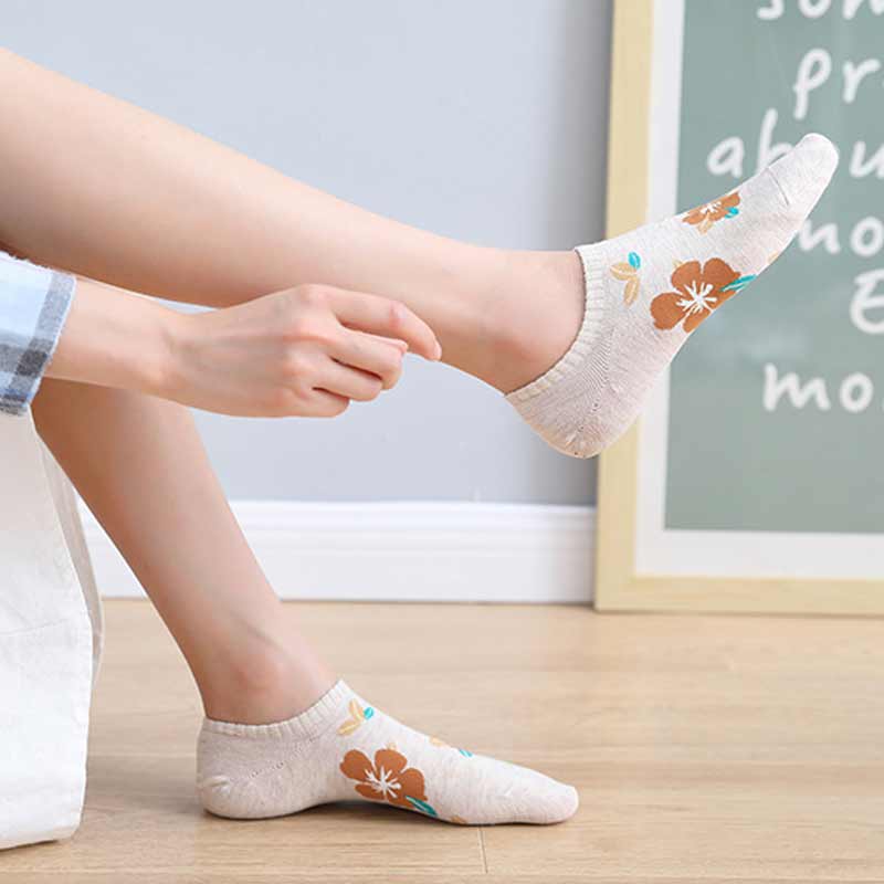 Lilyrhyme™ Shallow Mouth Breathable Ladies Socks