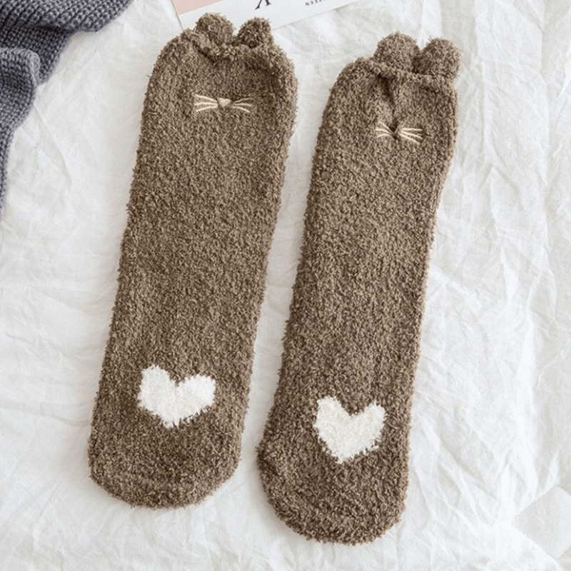 Winter Plush Thickening Floor Socks