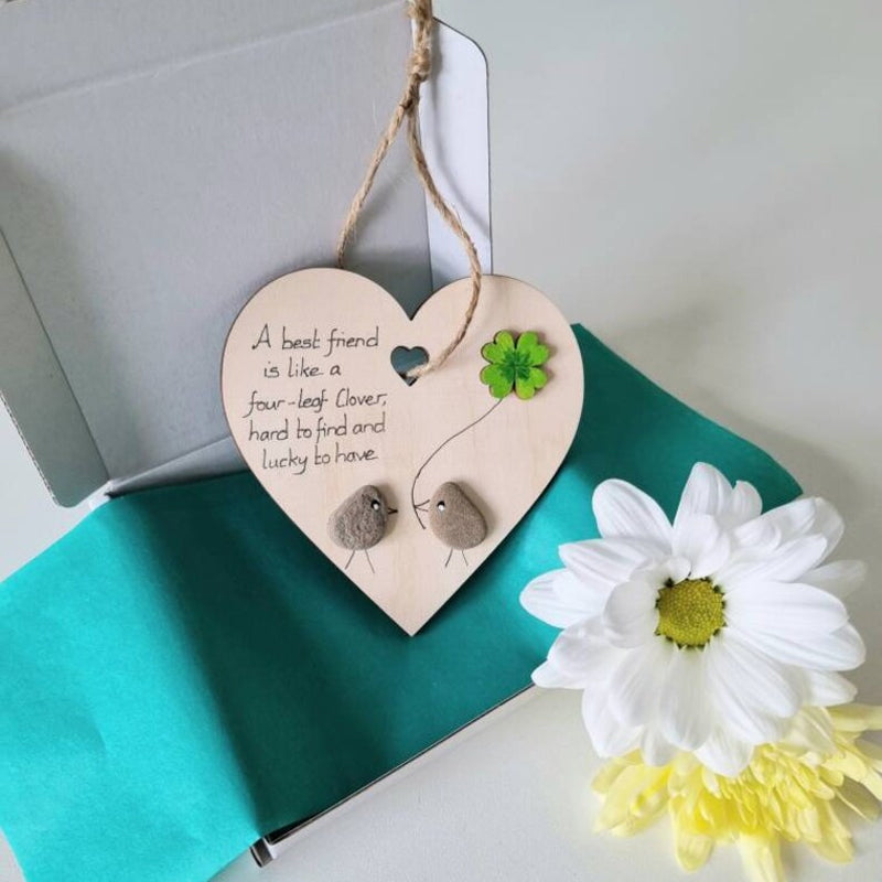 Wooden Heart Thank You Gift