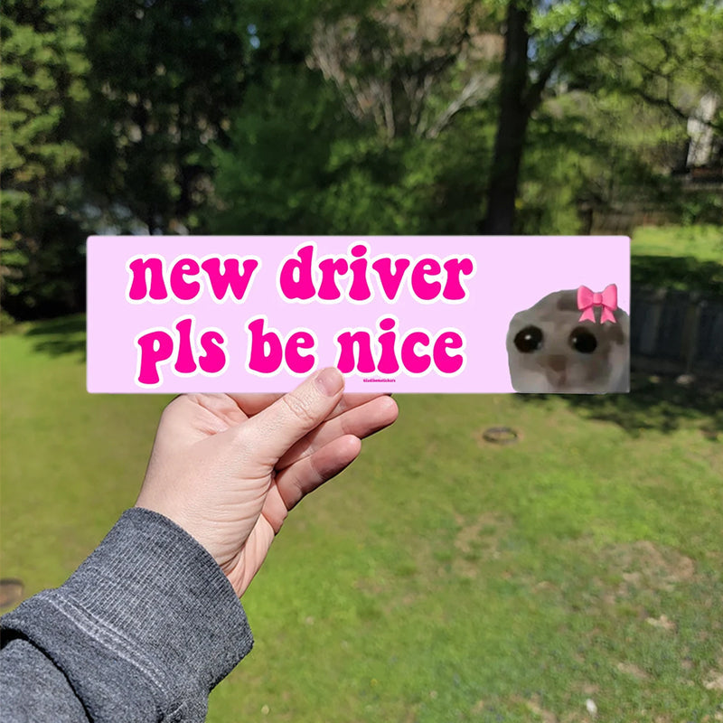 Nice Driver Car Sticker