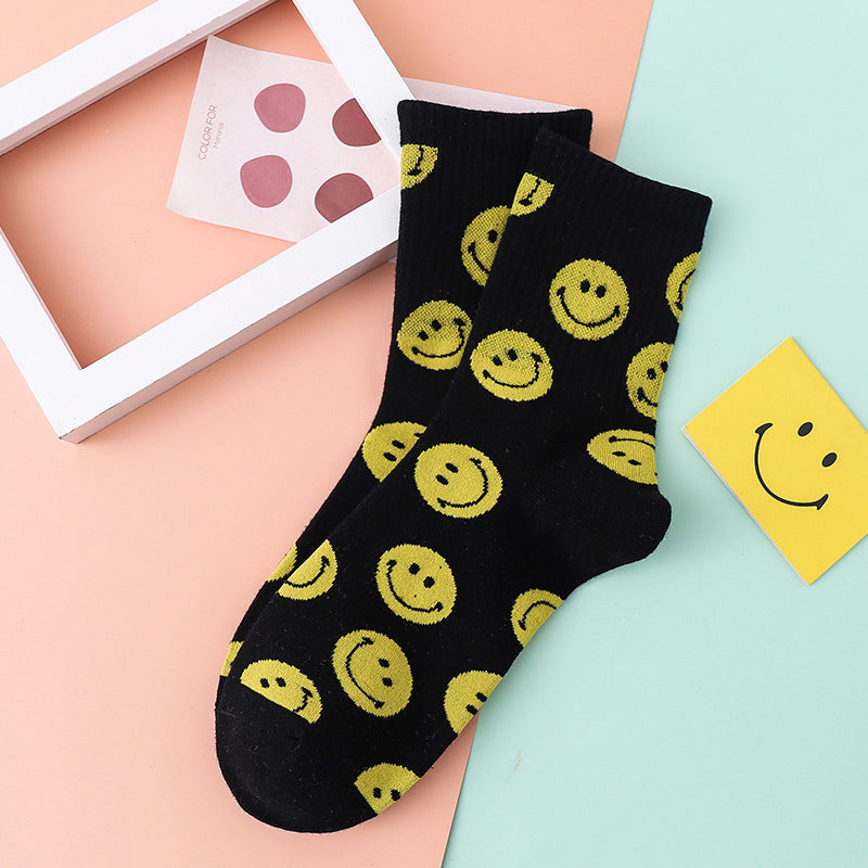 Lilyrhyme™ Cartoon Smiley Printed Socks