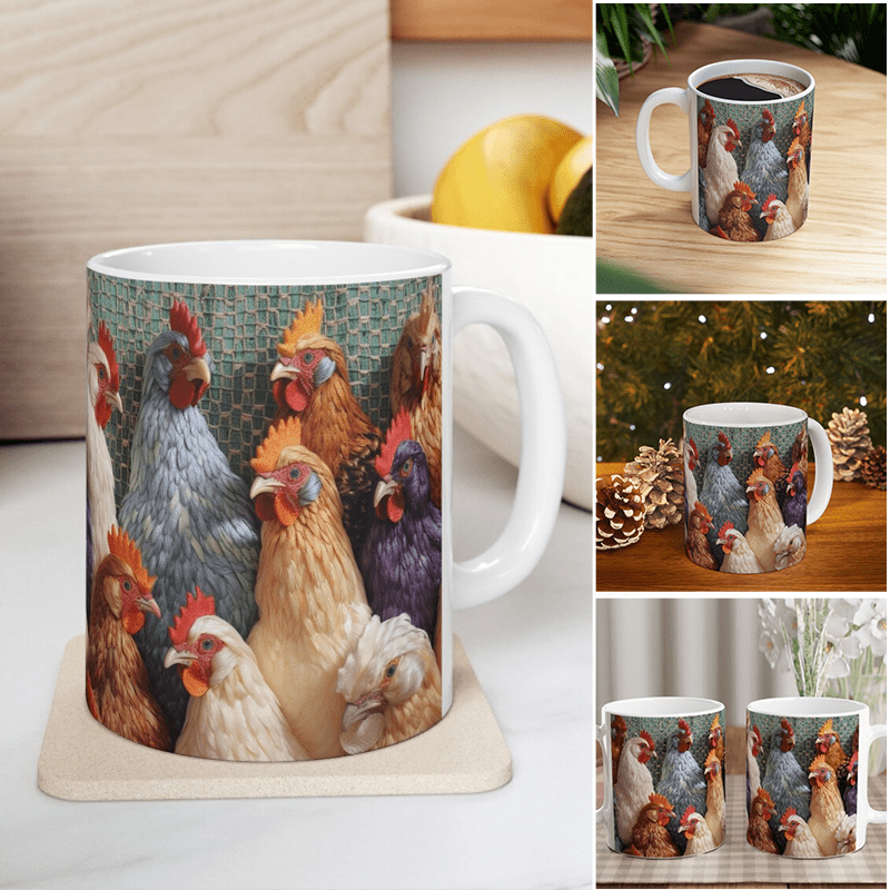 🐓Chicken Mug 🎁A good choice for Christmas gift