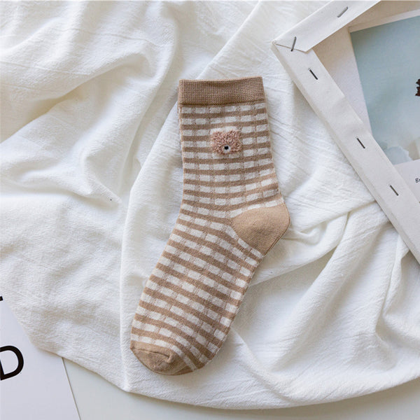 Lilyrhyme™ Lovely Bear Middle Tube Socks