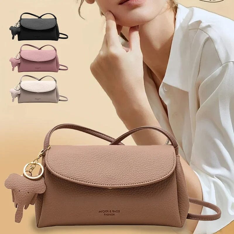 Fashion Crossbody Bag with Elephant Pendant